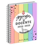 AGENDA DEL DOCENTE 2024/25 A COLORI – Versione stampata e rilegata ad anelli metallici formato A4- SOLD OUT