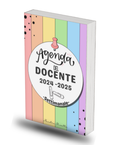 AGENDA DEL DOCENTE 2024/25 A COLORI – Scarica il PDF in formato A4